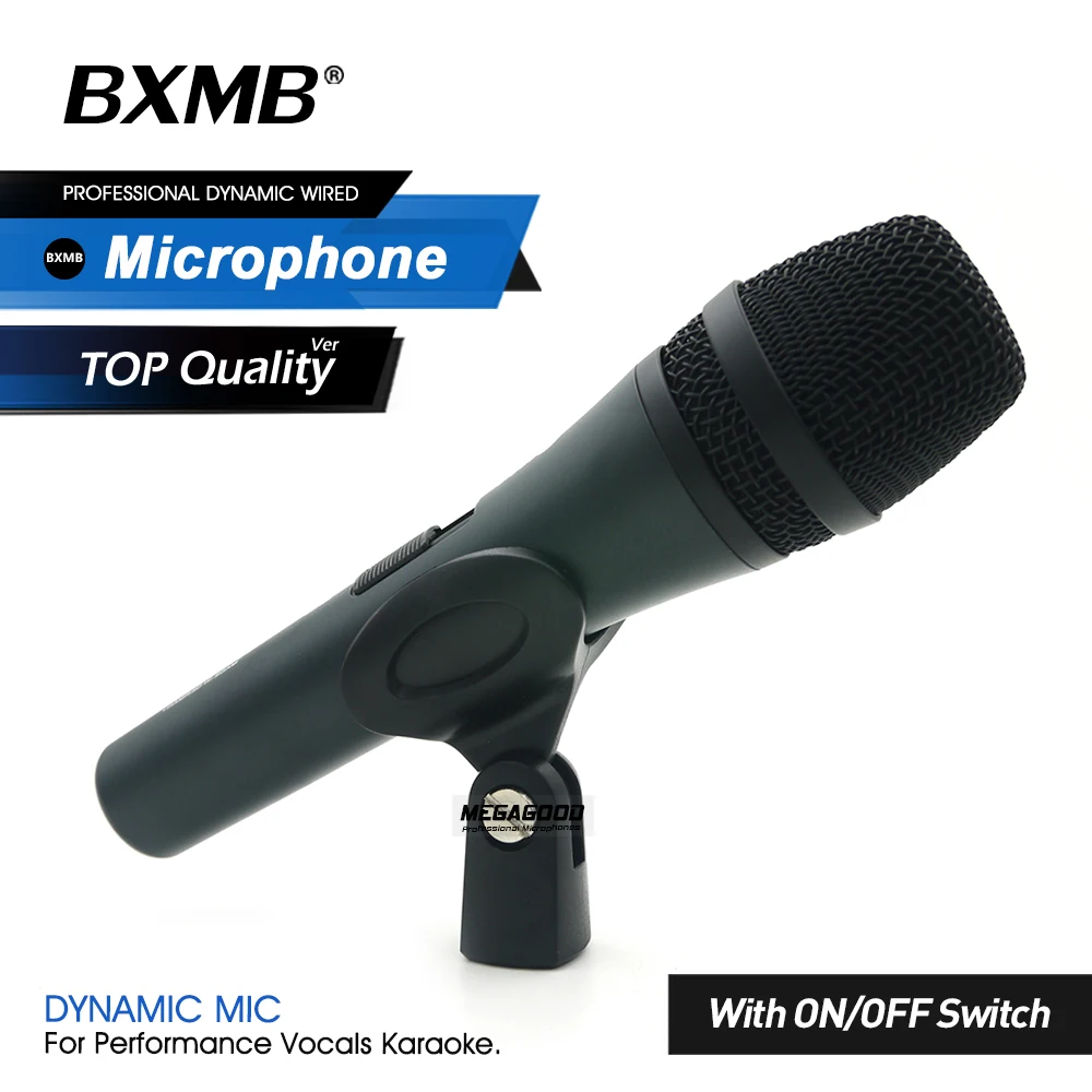 

Top Quality Professional Dynamic Wired Microphone Mic with ON/OFF Switch For Performance Live Vocals Karaoke Stage