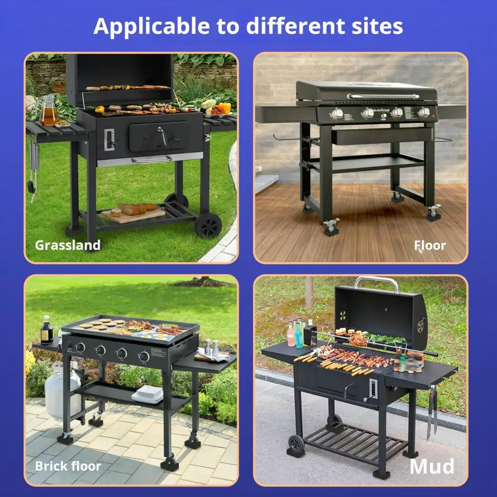 Grill Models Compatibility Portable Griddle Stand Accessories 4pcs Lightweight Shims Kit for Blackstone for Camping Most