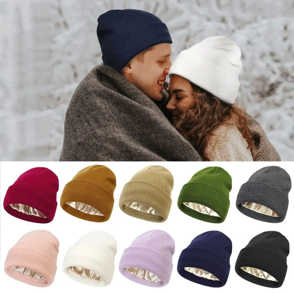 

Multicolor Warm Windproof Elasticity Knitted Hat Hip Hop Autumn Winter Beanie Cap