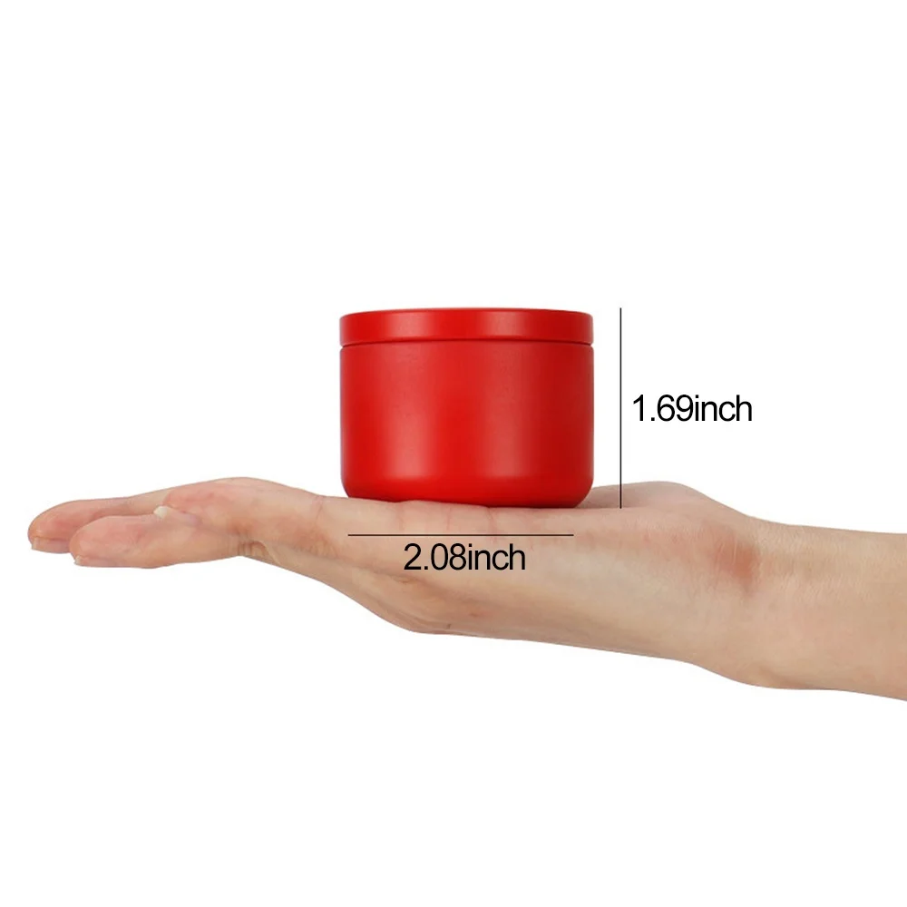 Travel Portable Flower Tea Packaging Sealed Cans Metal Trumpet Creative Black Tea Small Cans Tin Box tea tin box tea canister