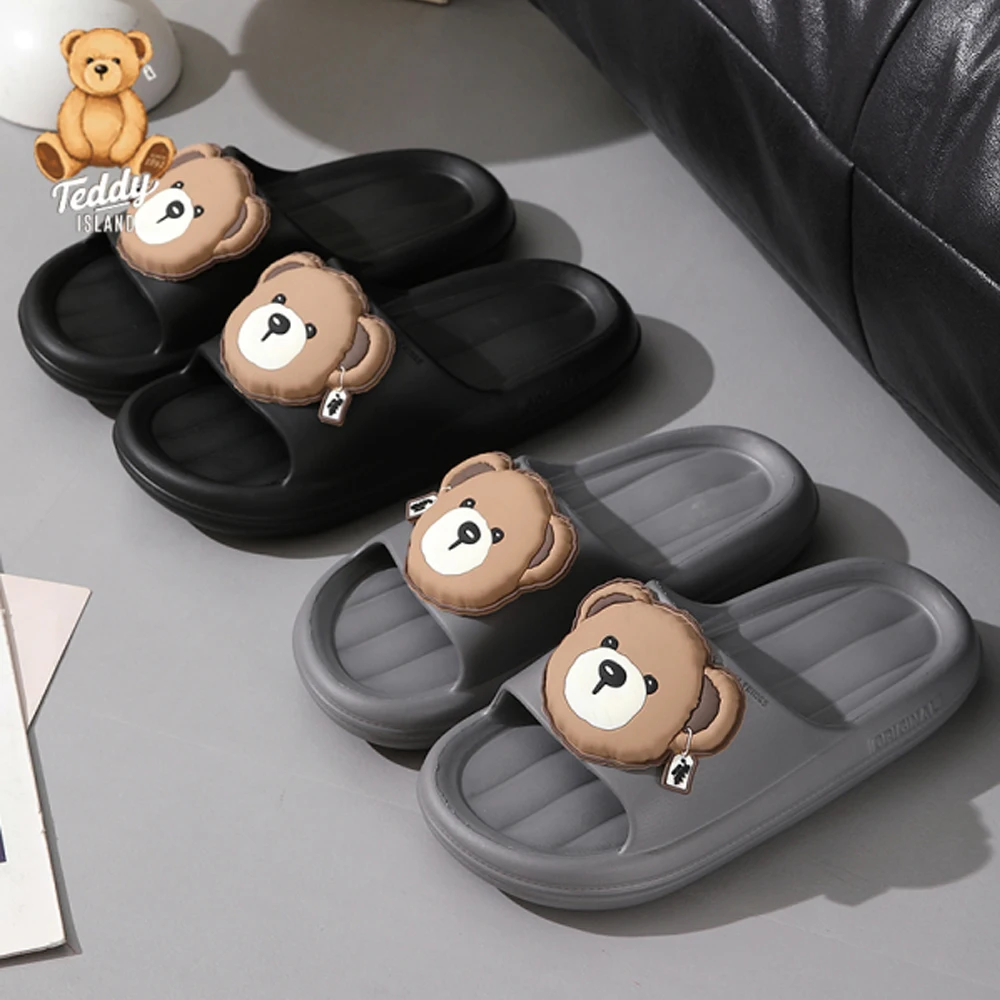 2024 Women's Slippers Bathroom Home Slippers Fashionable Soft-soled EVA Indoor Couple Sandals Summer Non-Slip Men's Slippers