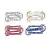 Mix Color Multi Pieces Stacking Engagement Band Link Rings for Women Plain Micro Paved 5A CZ Stack Full Finger Jewelry 2