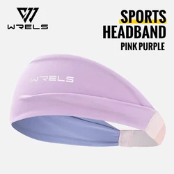 Outdoor Sports Fitness Sweatband: Unisex Elastic Hair Wrap for Cycling, Yoga, and Running (Pink)