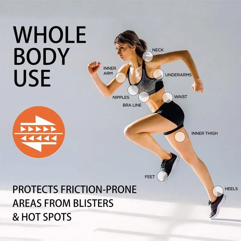 Anti Chafe Stick Women Anti Friction Moisturizer Thigh Care Balm Sweat proof Skin Rescue Anti Chafe Skincare Stick For Thighs anti chafing pads