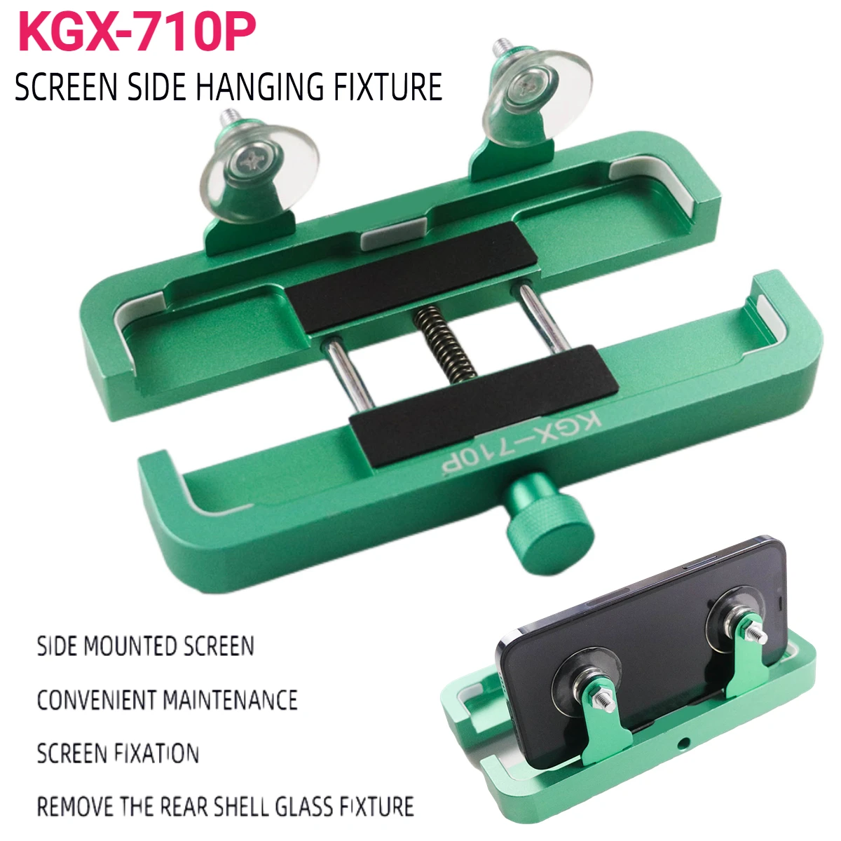 Mobile Phone LCD Screen Repair Holder Clamp For iPhone X/12/13/14 Pro Max Back Cover Glass Disassemble Universal Side Fixture