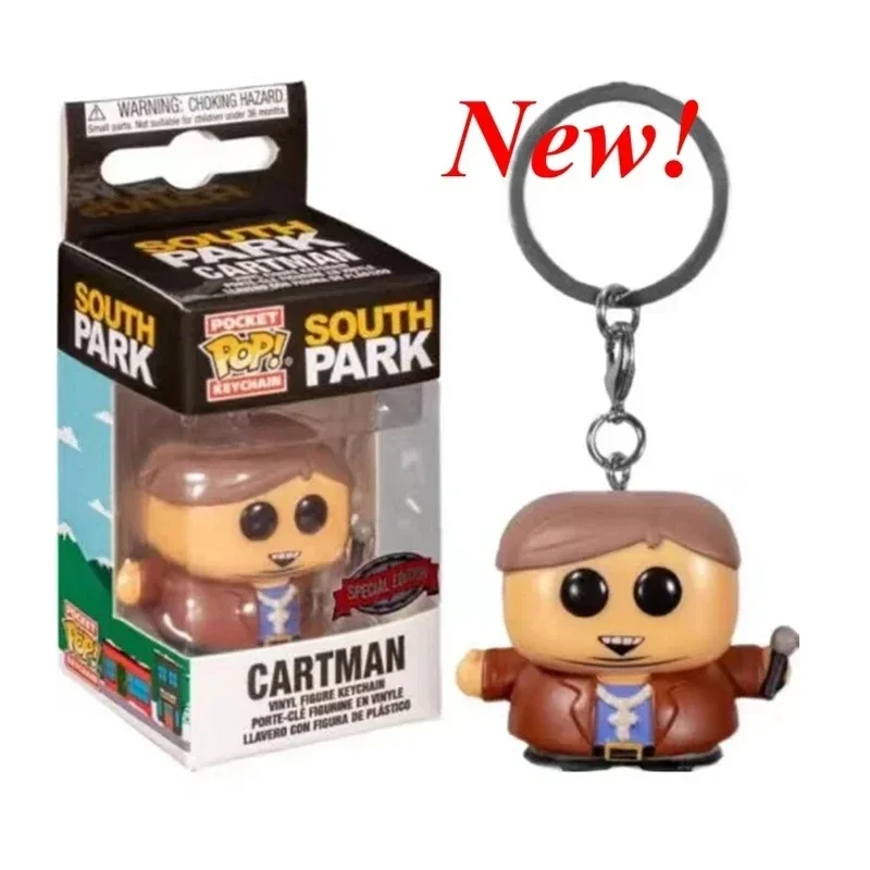 thumbnail image 1 of FUNKO Pocket Pop Keychains South Park Series ZOMBIE KENNY MYSTERION Stan with box Keychain Action Figure Toy for Decoration Gift, 1 of 5