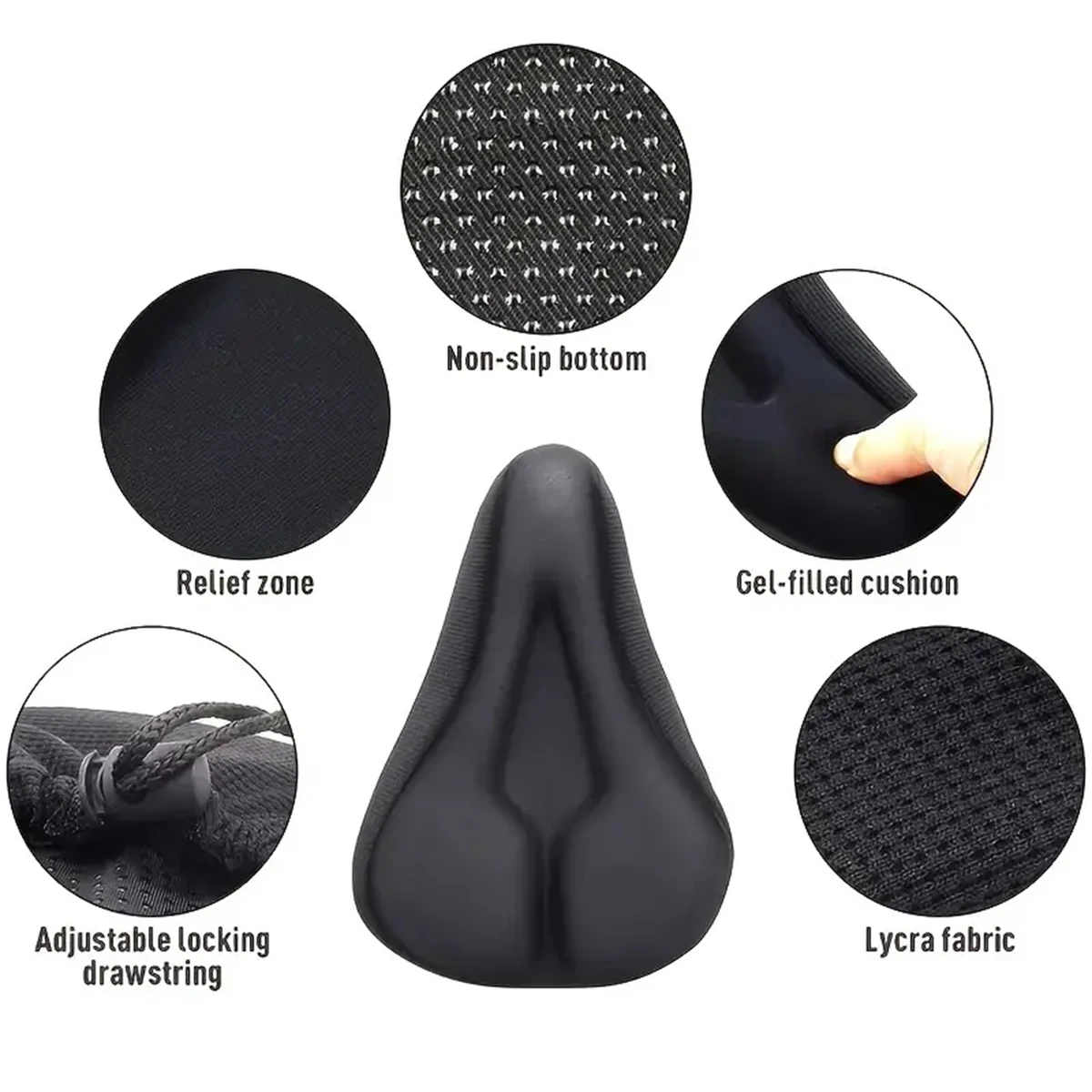 Bicycle seat cover bicycle seat cushion bike riding cushion bicycle saddle