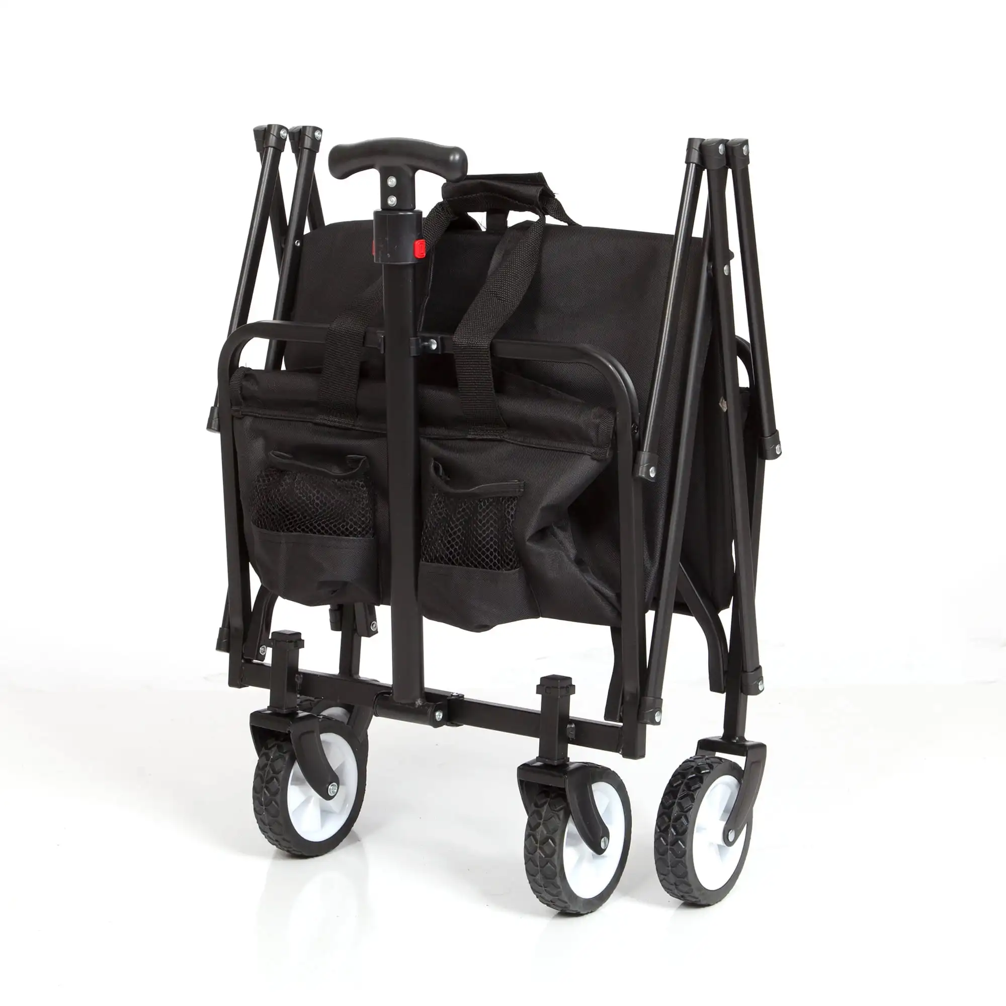 Outdoor Folding Utility Wagon, Black