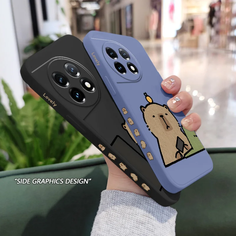 Diligent Capybara Liquid Silicone Phone Case