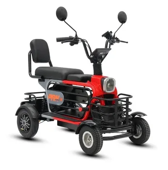 wholesale supplier UK fat tire free shipping dual motor fast  4 wheels mobility electric scooter car 1