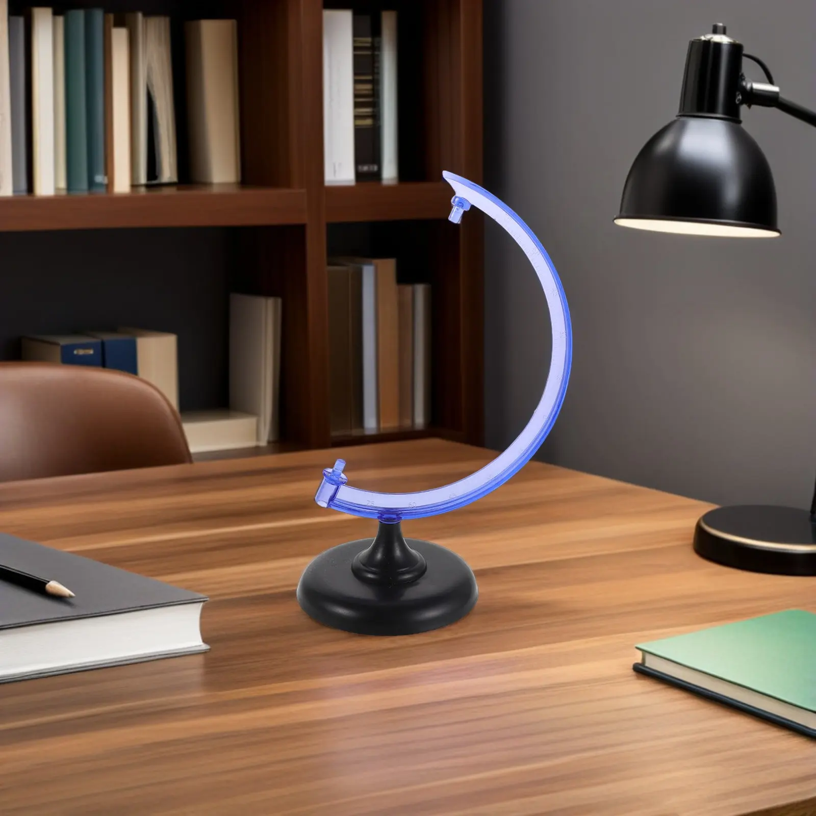 세계 지구본 스탠드 플라스틱 지리학적 받침대 교체용 데스크탑 지리 교육 도구 텔루리온 디스플레이 랙 베이스 교실용