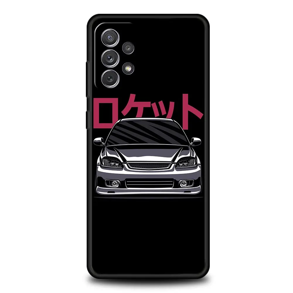 JDM Type R Civic Sport Car Design Phone Case Cover