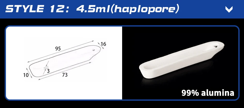99% Aluminiumoxid-Korund-Boot mit Löchern/ohne Löcher/quadratisch – Detail 12
