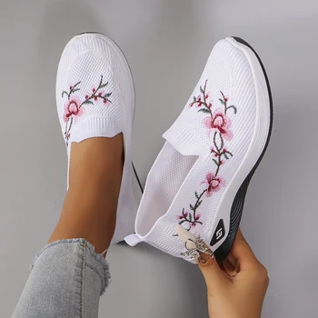 Women's summer breathable mesh flat shoes women's shoes casual sneakers shoes, clearance free shipping 1