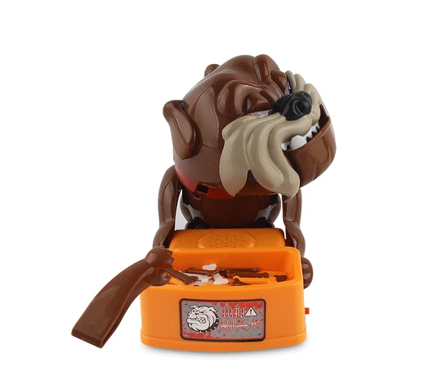 Novelty Multi-color Bones Evil Dog Bite Finger Board Game Parent-child Toy Stealing Bone Tidy Scary Toy Creative Plastic Dog Toy 2