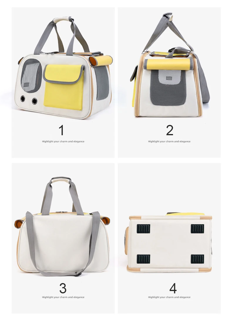 Title 14, Breathable Pet Carrier Bag Lightweight Travel B...