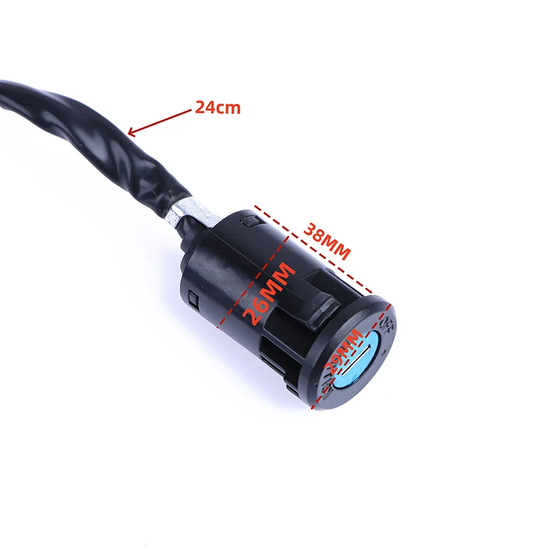 DIY Accessories Universal Motorcycle Start The Ignition Switch Lock Key With Bracket For Most 50cc 70cc 90cc 110cc 150cc 1 Set