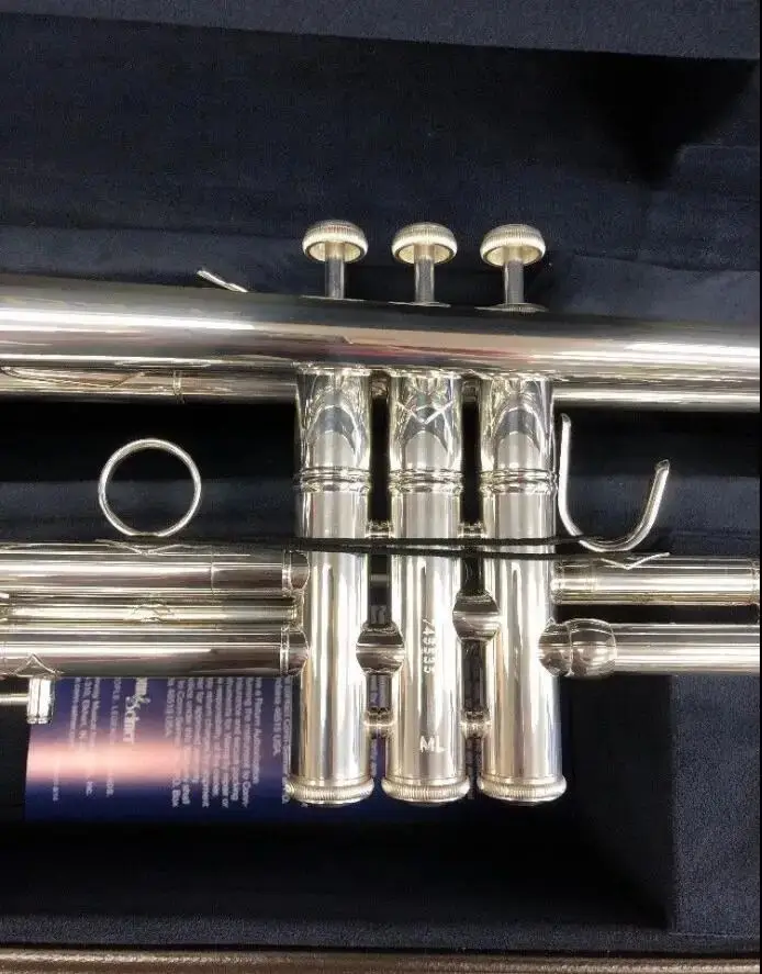 Silver-Plated Trumpet 180S 43 Case and Mouthpiece Brass Instruments