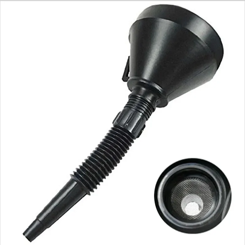 Imbuto A Bocca Larga Con Prolunga Flessibile - Per Olio Motore E Refrigerante - Con Filtro A Rete