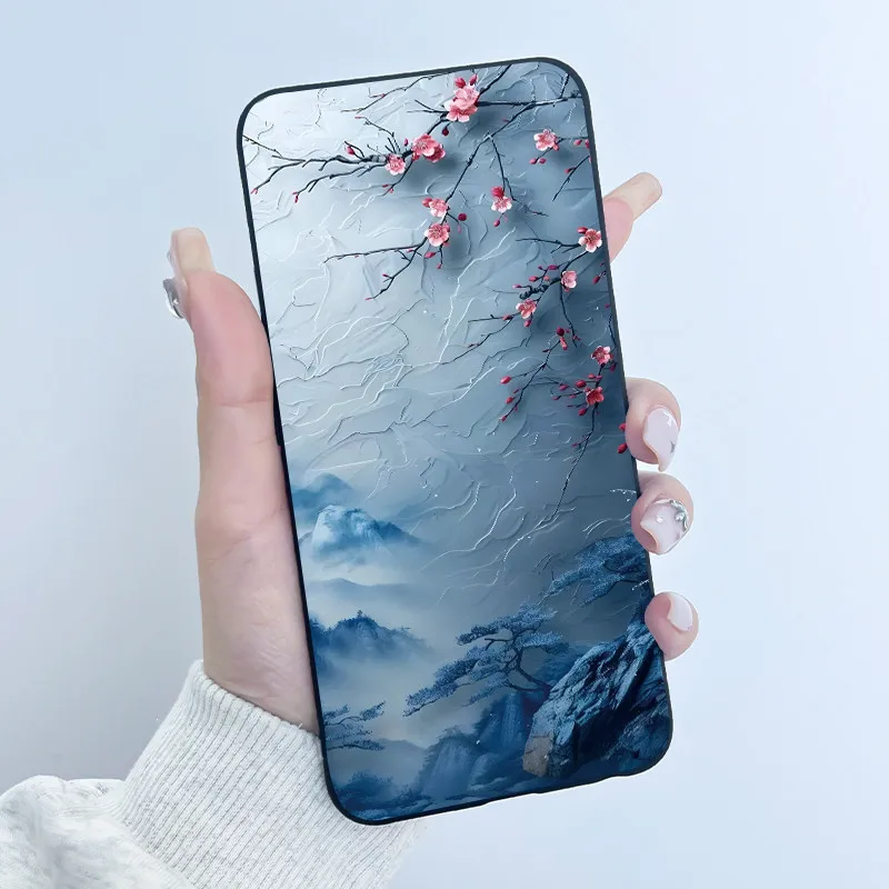 Charming Printed Silicone Protective Phone Case