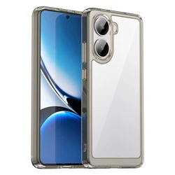 Vibrant Transparent TPU Protective Phone Case for Poco X7 (GRAY)