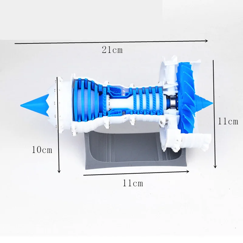 HOT!Aero Engine Turbo Fan Engine Model Air Model Electric 3D Printer