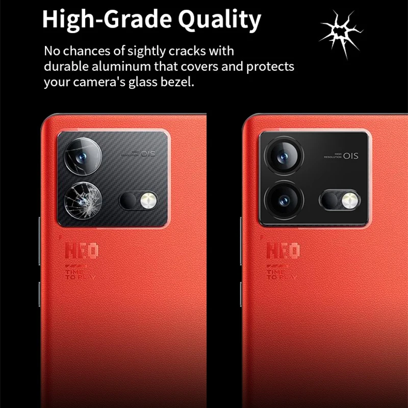 Aluminum Camera Lens Screen Protector for Vivo IQOO Neo8 Pro Metal