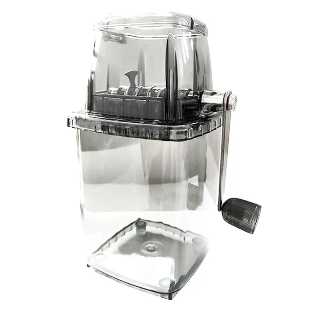 A24F-Household Manual Ice Crusher Transparent Multi-Purpose Hand Shaved Ice Machine, Shaved Ice Machine 2