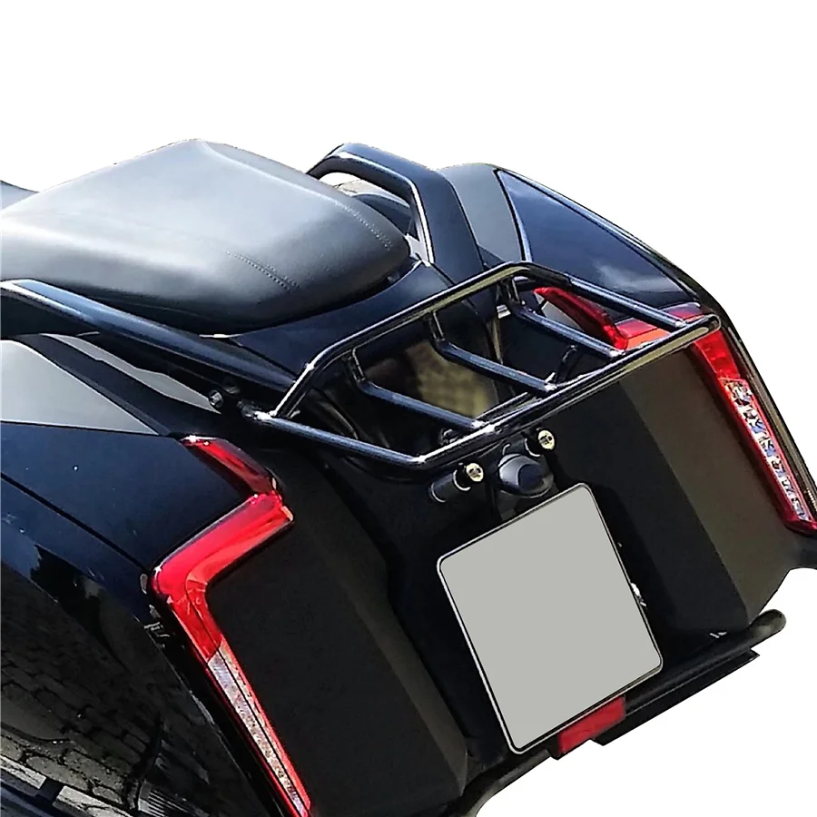 

Panical Motorcycle Rear Trunk Luggage Rack Holder For BMW K1600B K1600 2018-2023 Motorcycle Sissy Bar Rear Shelf TUWU Black