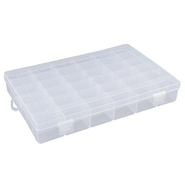 Storage Case Transparent Bead Organizer Box with Removable Compartments PP  36 Grids Anti-deformation Bead for