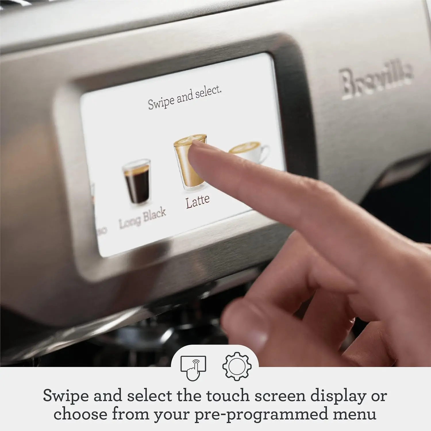 the Barista Touch  , 12.7 x 15.5 x 16 in, Brushed Stainless Steel 4