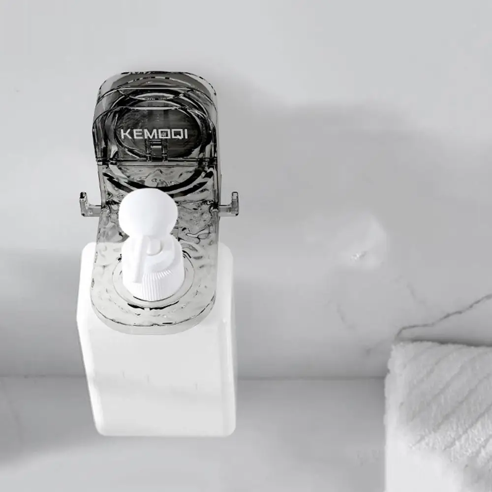 Plastic Suction Cup Shower Gel Bottle Rack Wall Mounted Punch-free Soap Dispenser Holders Adjustable Shampoo Hanger Hooks