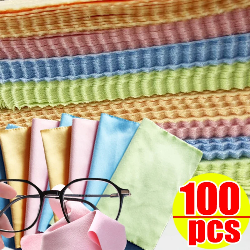 Premium Microfiber Cleaning Cloths - Ultra-Soft, Multi-Purpose Wipes for Glasses, Screens, and Jewelry