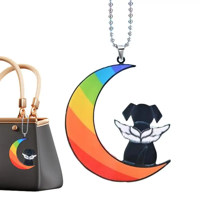 

Dog Passed Away Gift Pet Remembrance Gifts Stained Glass Dog 2D Acrylic Decorations Pet Loss Gifts For Christmas