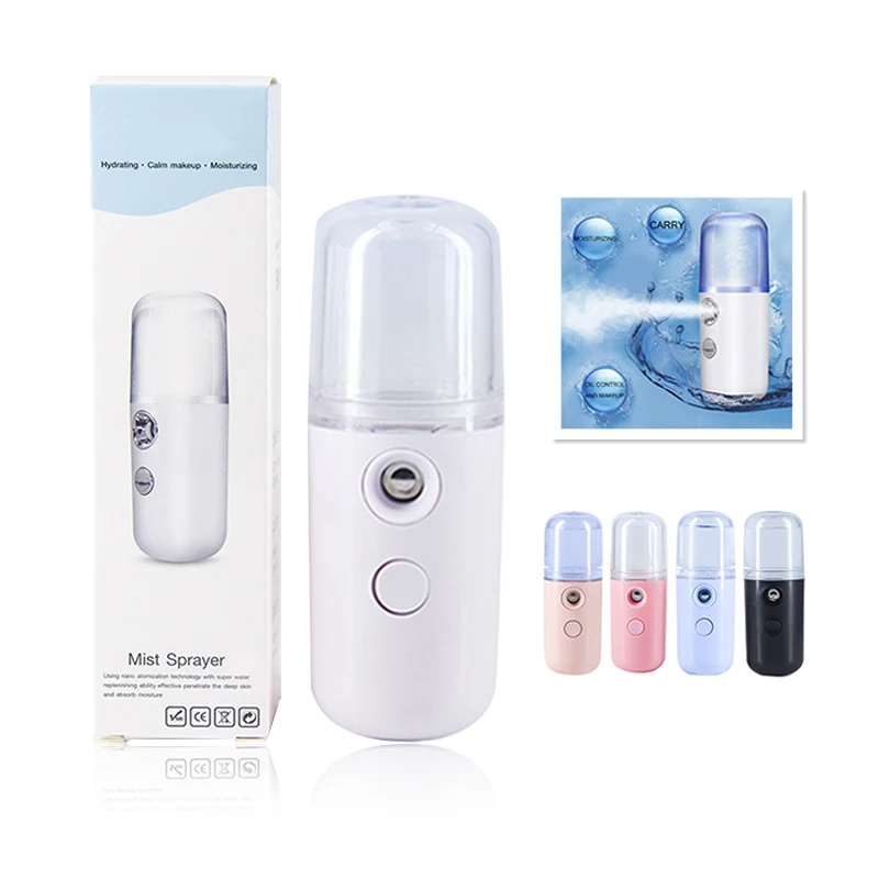 30ml Nano Mist Facial Sprayer Beauty Instrument Usb Humidifier Rechargeable Nebulizer Face