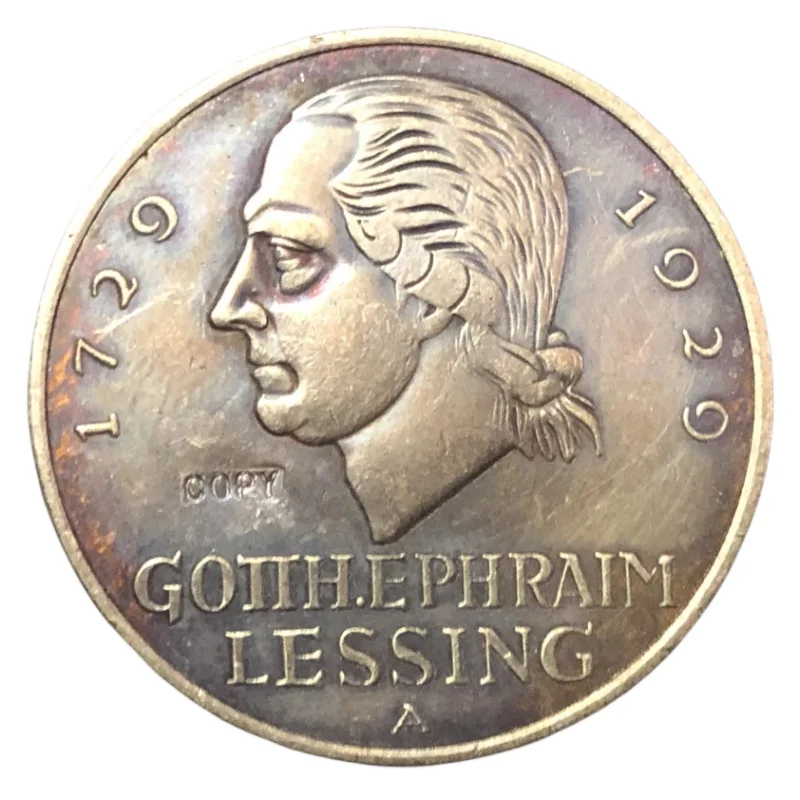 1929 Germania 5 Reichsmark Gotthold Lessing