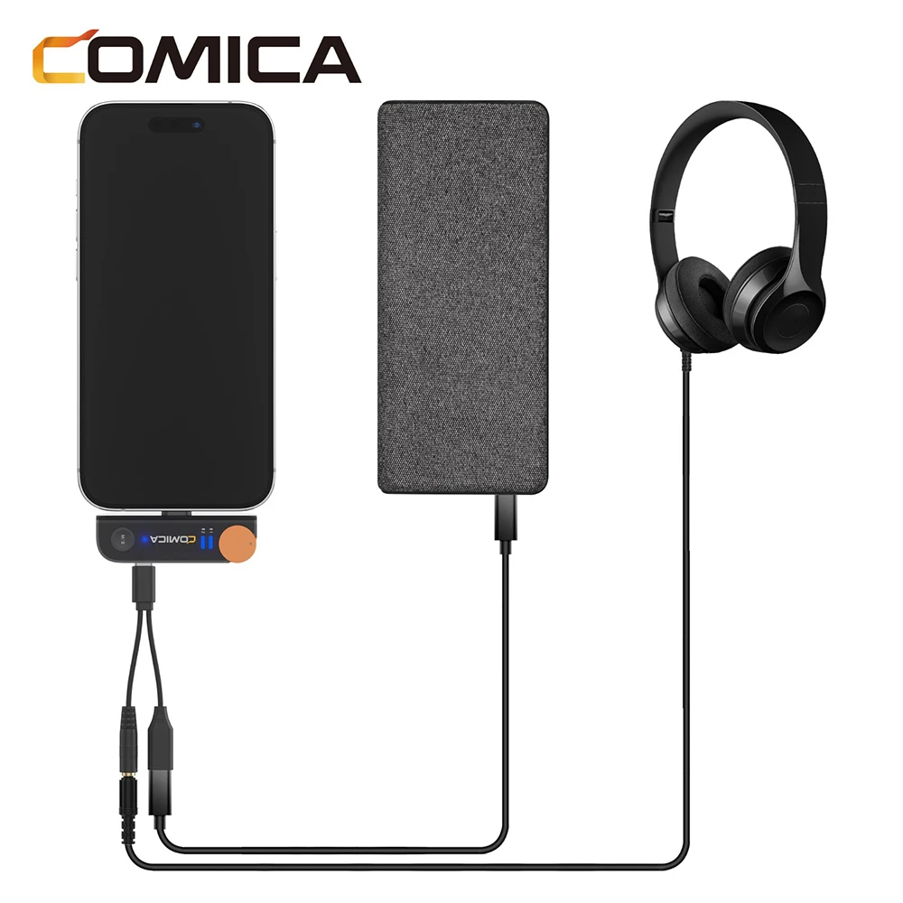 Vimo S 2.4G Wireless Lavalier Microphone Compact Lapel Microphone With Charging