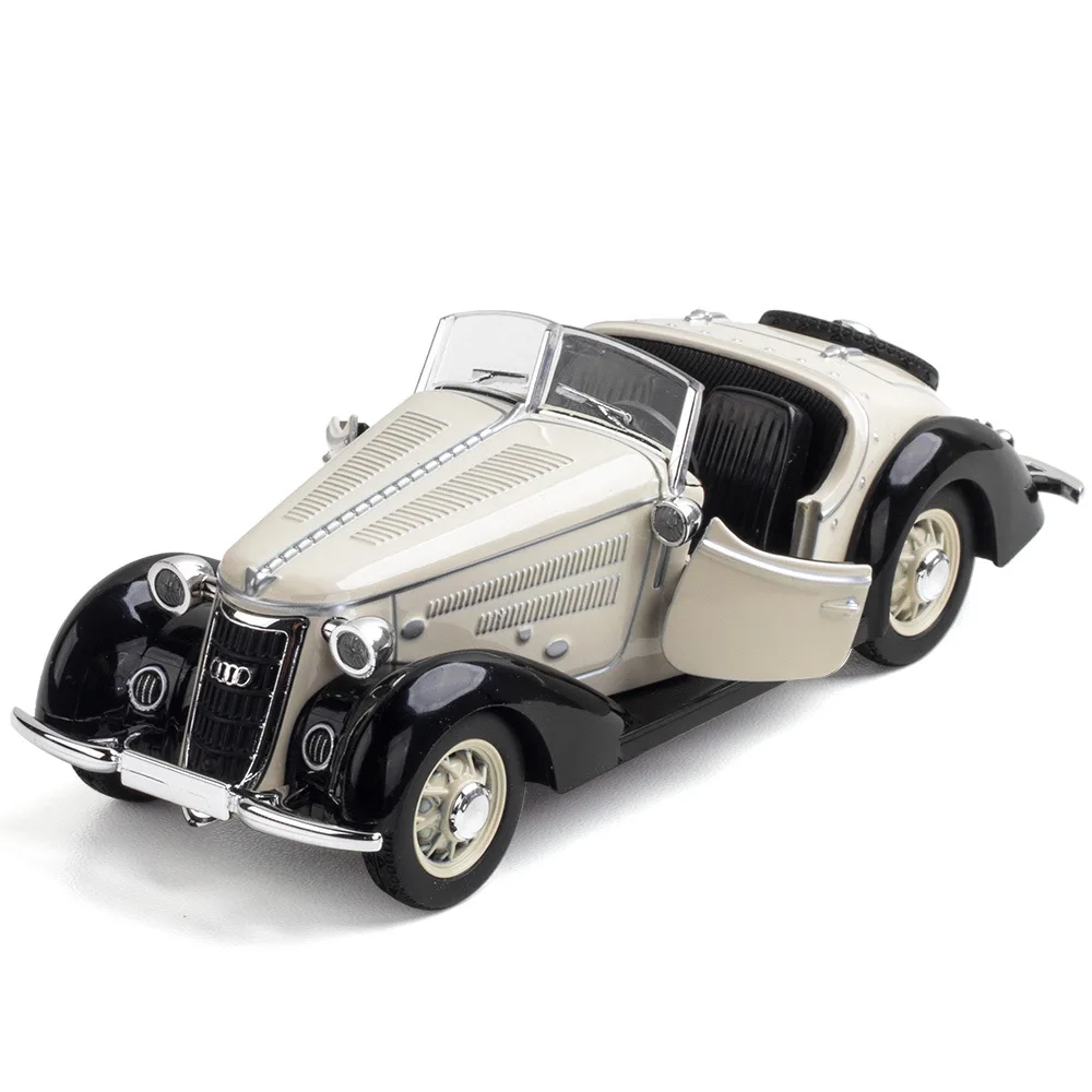SILLY CAT 1:32 Diecast Metal Model Car For AUDI Wanderer W25K Roadster 1936-1938 Boy Children Toy Collection | Игрушки и хобби