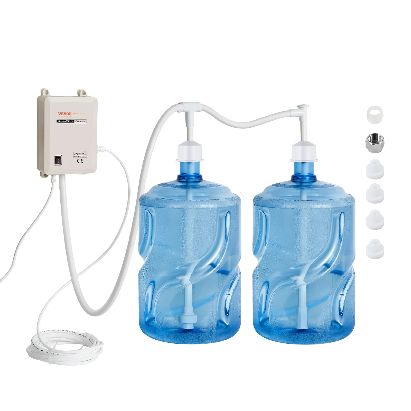 SucceBuy Water Bottle Dispenser Pump System Filter Softener Single/Double Pipe Reverse Osmosis Equipment for Ice Maker