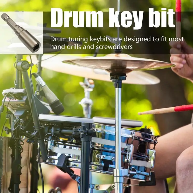 Drill Bit Keys Durable Screwdrivers Accessories Sturdy Hardware Percussion Instrument Drum Tuning Key Drum Accessories