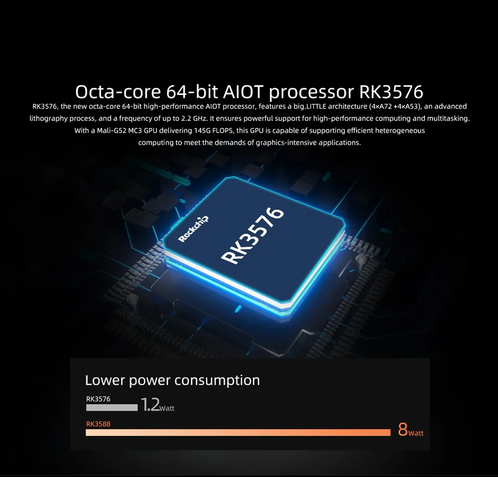 AIO-3576JD4 Large Model With Low Power Consumption AIOT Mainboard Rockchip RK357