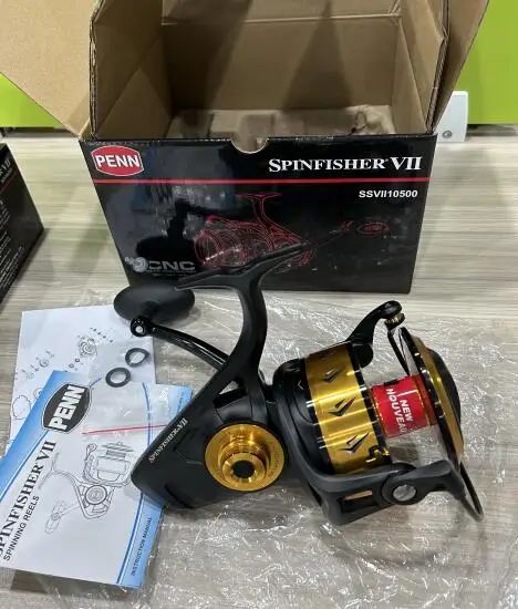 PENN SPINFISHER VI-SSV Salt Water Full Metal Body Spinning Fishing Reel  IPX5 Sealed Body And Spool Design CNC Gear™ Technology