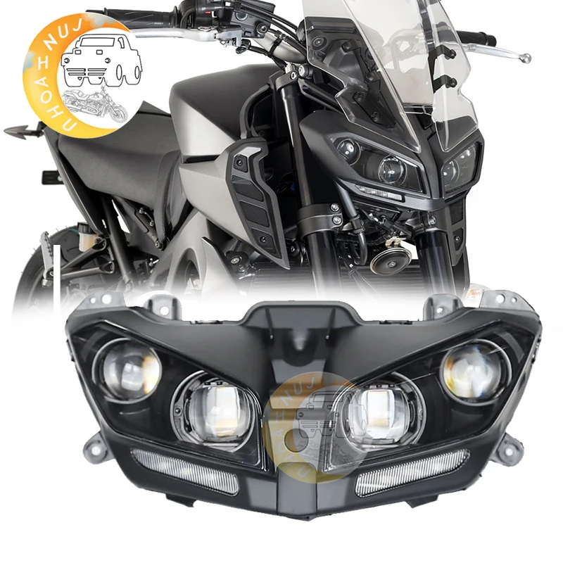 MotorcycleHeadlightwithBulbAssemblyfitforMT09MT09MT092017