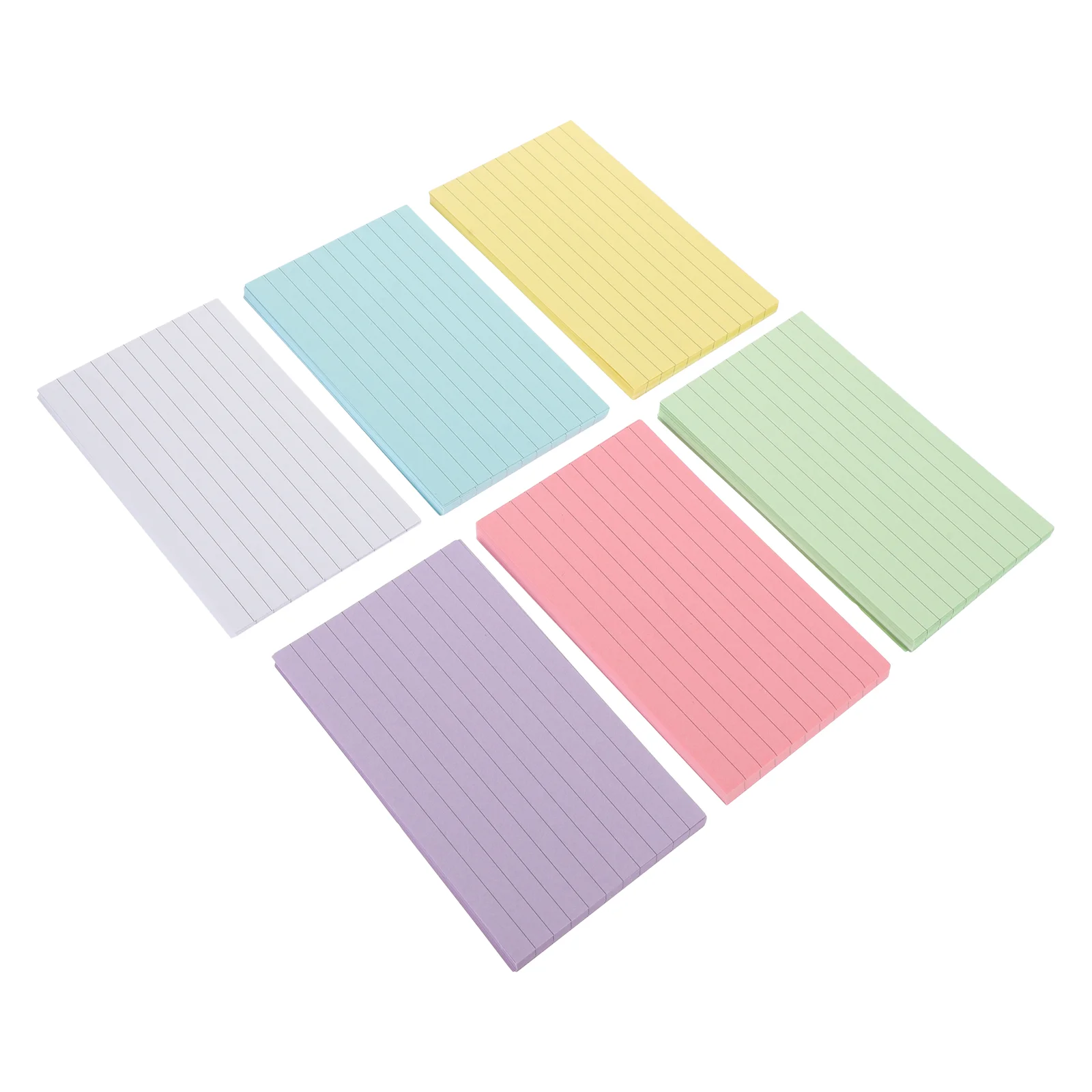 Notepads Flash Cards Colored Note Cards Portable Writing Words Cards Office Supplies Binder Horizontal Loose-Leaf