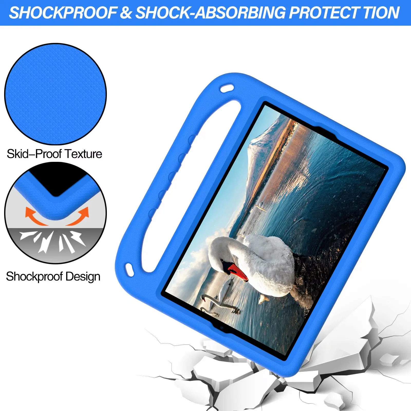 Capa Kid Safe Eva para Lenovo Tab 3ª Geração Tb328fu Tb125fu Tb128fu M10 Plus Tb-x606f x m8 m9 2023 P11 Gen Pro Capa K10 s - Imagem 5