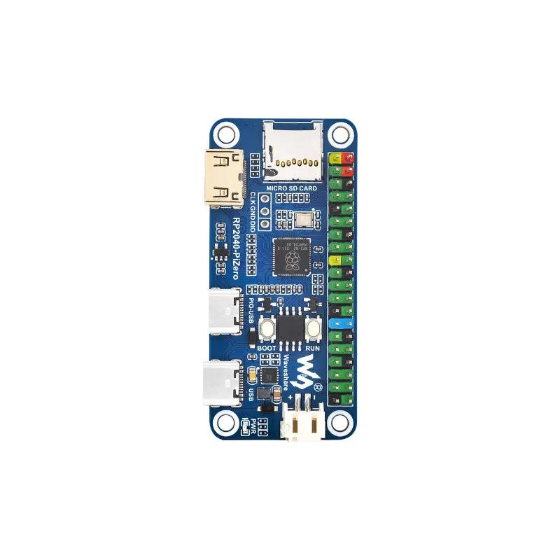 Raspberry Pi-pico Rp2040-pizero Rp2040 Compatível com Raspberry pi Zero Tamanho 16mb Flash Gpio Cabeçalho Porta Usb tipo c - Imagem 6