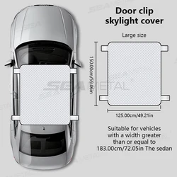 Premium Car Sunroof Shade and Weather Protection Cover (Large)