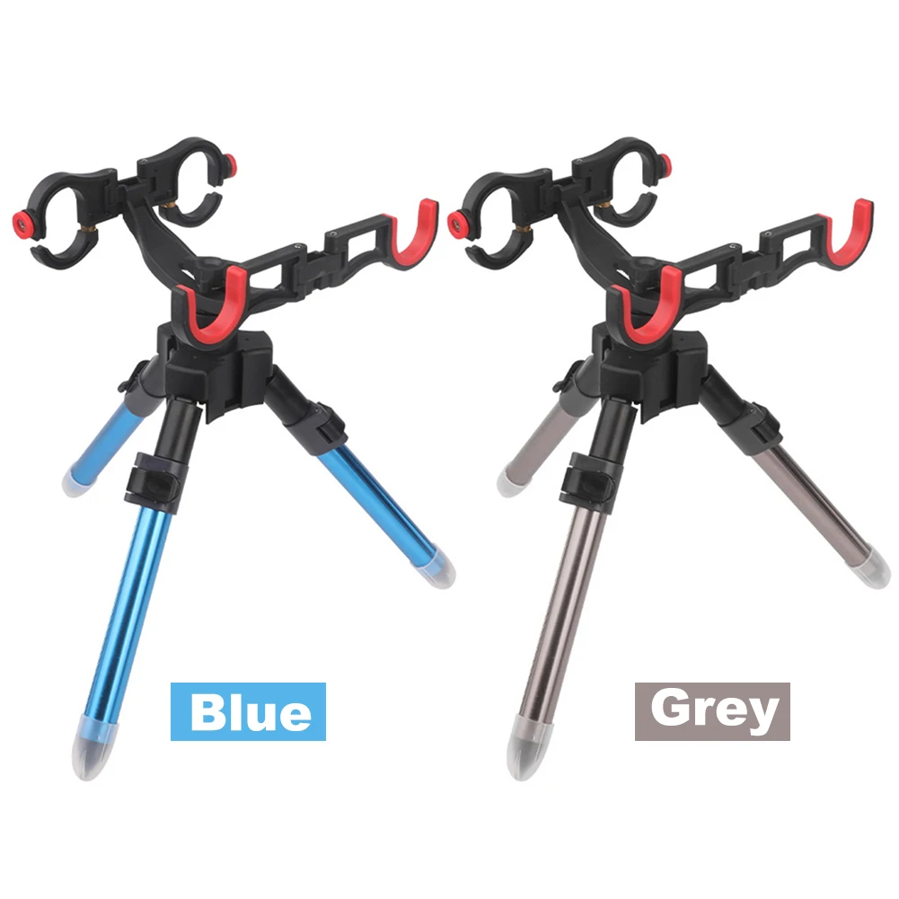 Triangle Fishing Rod Support Adjustable Collapsible Fish Banksticks Holder Portable Multifunctional Fishing Accessories