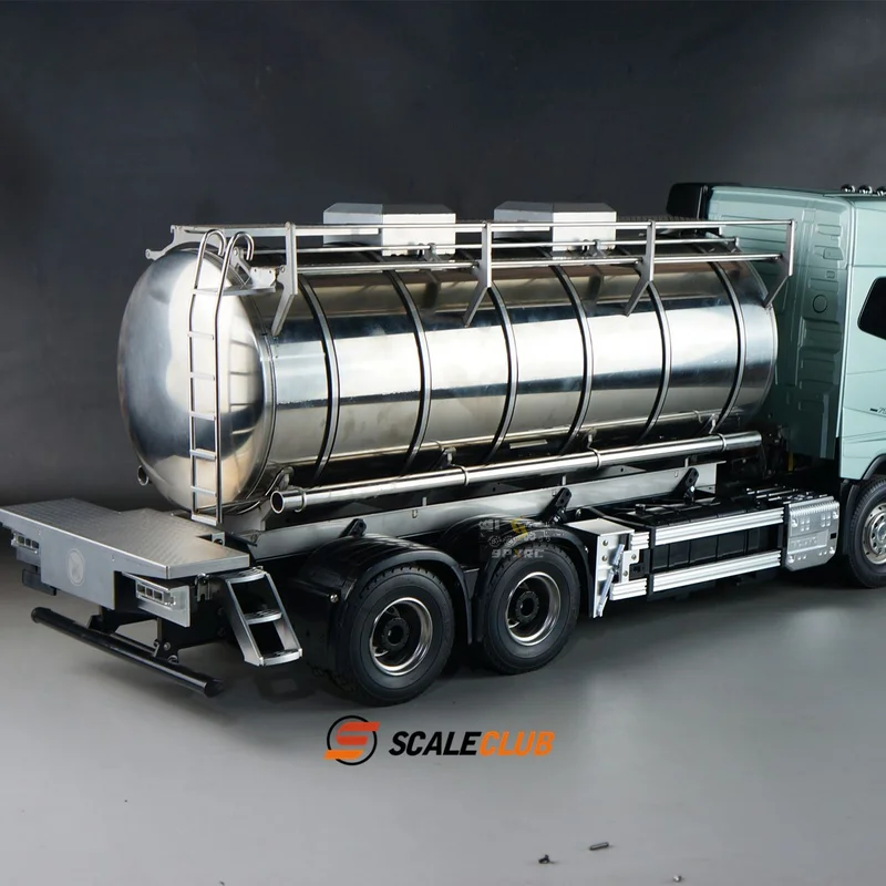 

Scaleclub 1/14 Metal Tanker Set Truck Model For Tamiya Rc Trailer Tipper Volvo Fh750 Lesu