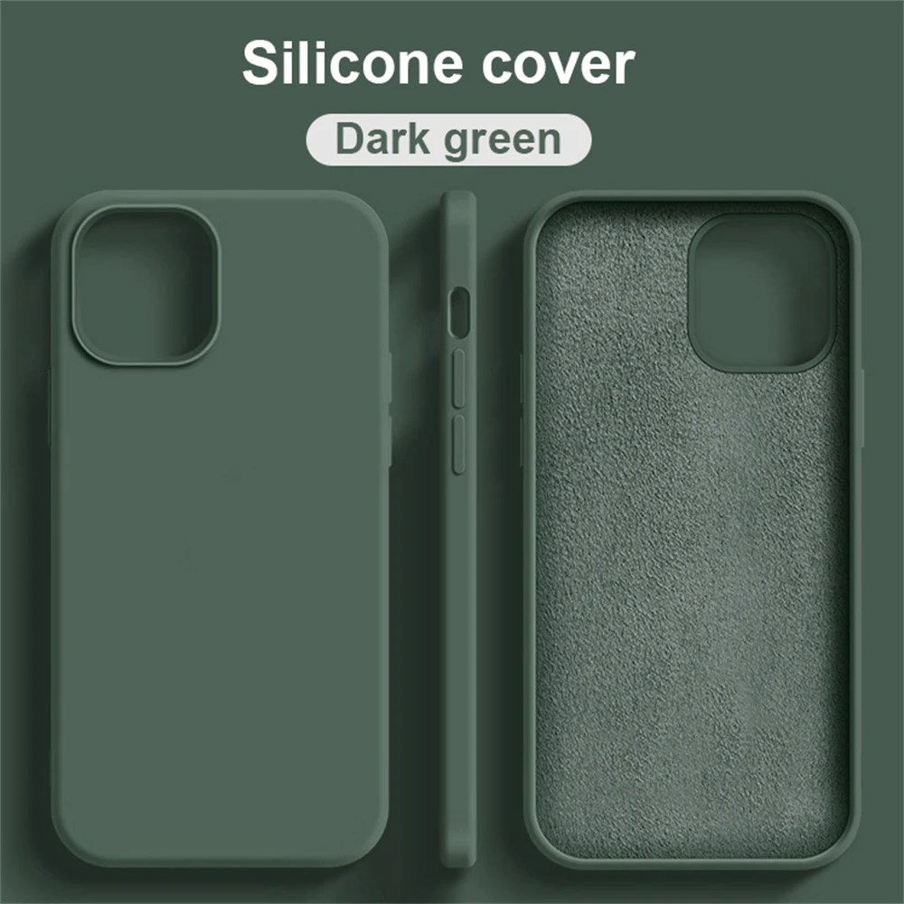 Luxury Shockproof Liquid Silicone Phone Case - Premium Protection Cover